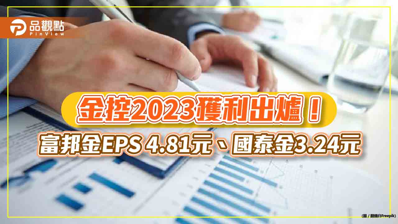 金控2023獲利一表看懂！富邦金、國泰金居冠亞軍　新光金唯一虧損