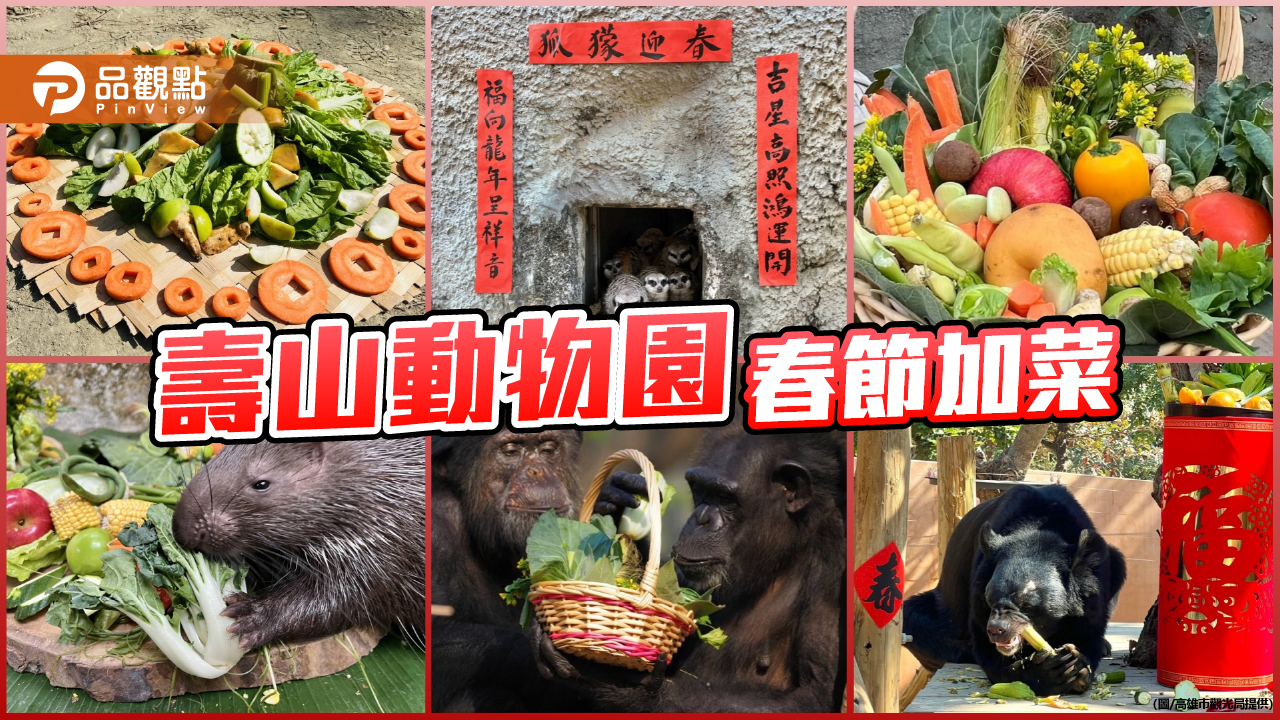 壽山動物園春節加菜 園區動物大快朵頤