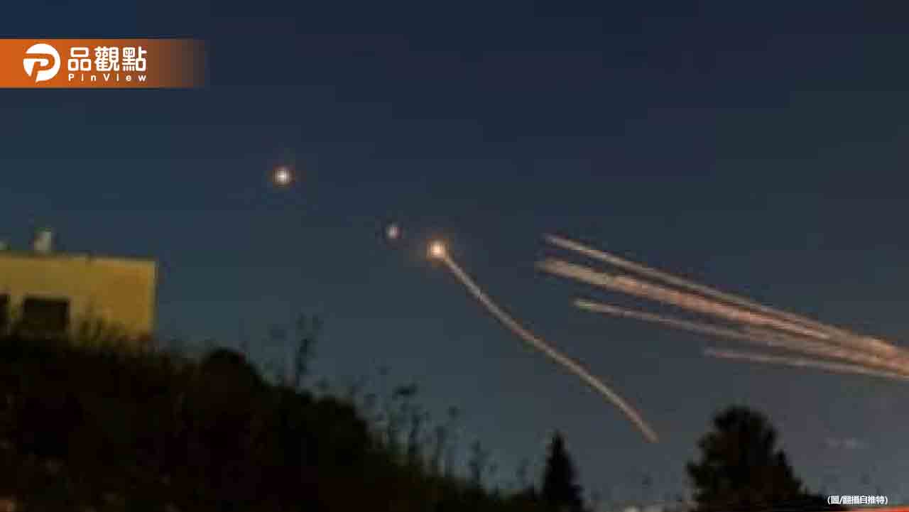 伊朗直接對以色列發起空襲，發射數百枚飛彈與無人機