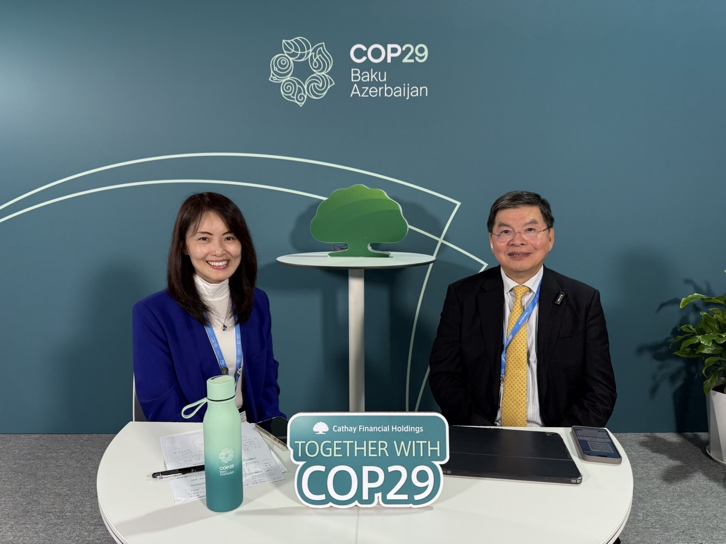 保險可理賠碳權嗎？COP29重點　國泰金李長庚越洋分享現場觀察