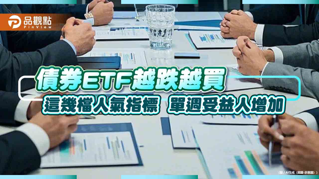 債券ETF止跌反彈 投資人逢低加碼00687B、00679B
