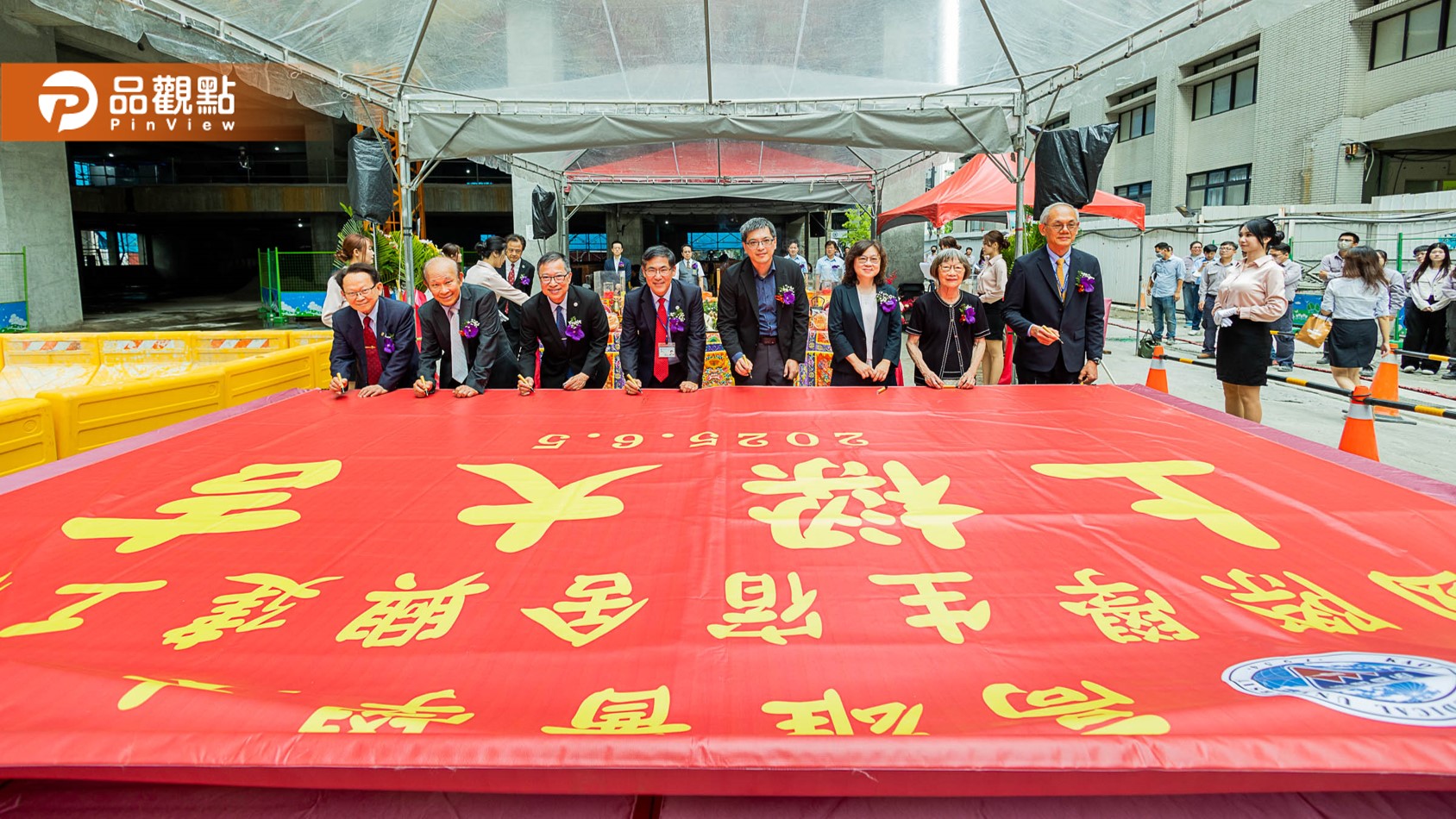 高醫大國際學生宿舍上樑祈福 攜手共築學生「第二個家」