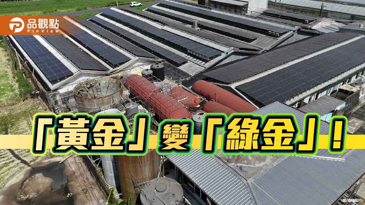 「黃金」變「綠金」! 全國第一家取得綠電憑證民營養豬場在高雄