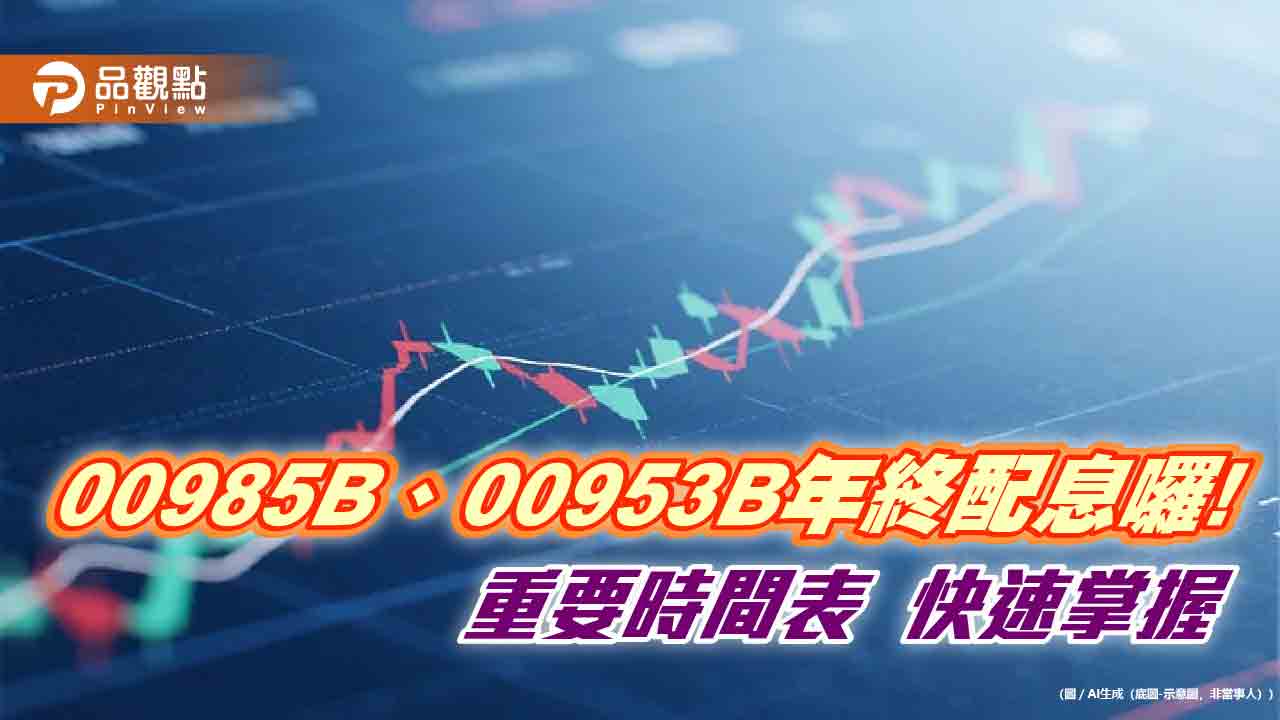 00953B、000985B年終配息出爐　想領息最晚這天買！