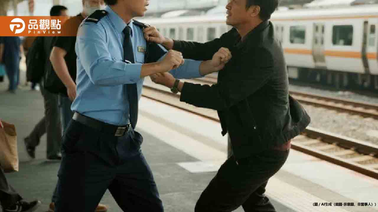 台鐵站務員遭揮拳襲擊!男子逃票被抓包暴走攻擊
