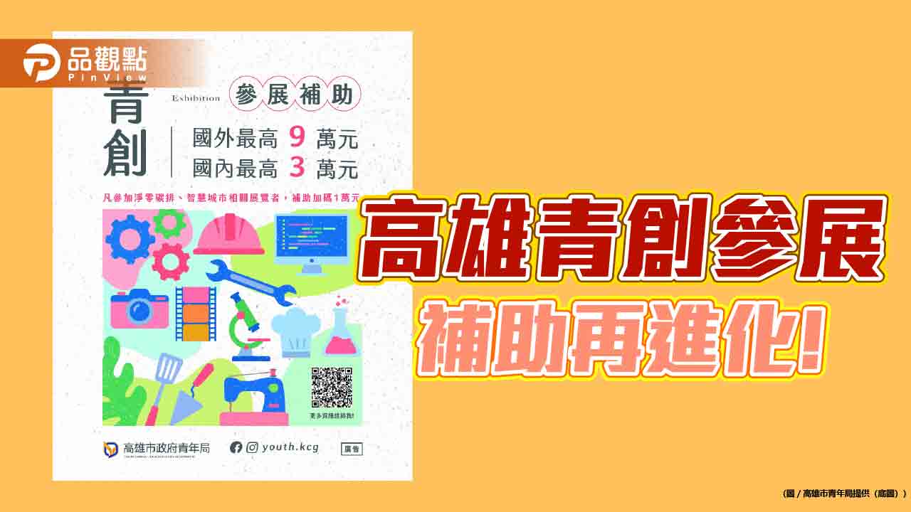 高雄青創參展補助再升級　115年起終身可申請兩次助攻品牌出海