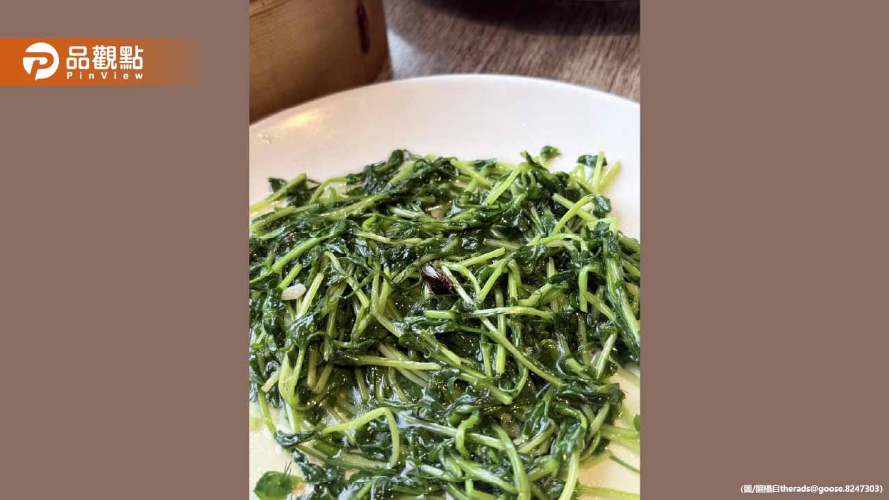 台北東區知名港點餐廳「吃到大蟑螂屍」顧客當場乾嘔衝廁所 台北東區知名港點餐廳「吃到大蟑螂屍」顧客當場乾嘔衝廁所