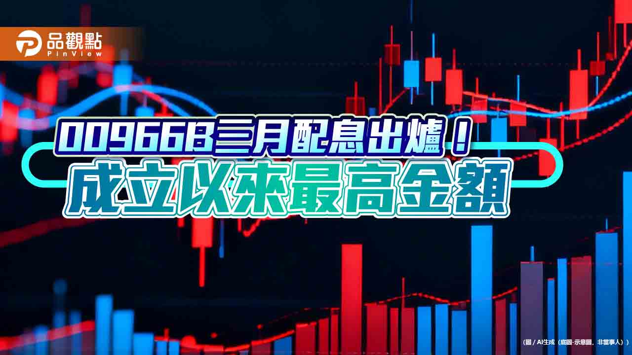 00966B三月配息0.068元！追平歷來最高配息　想領息最晚這天買
