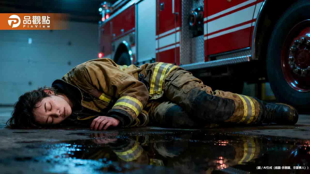 基隆女消防員婚前與男友爭吵！車庫內輕生搶救中