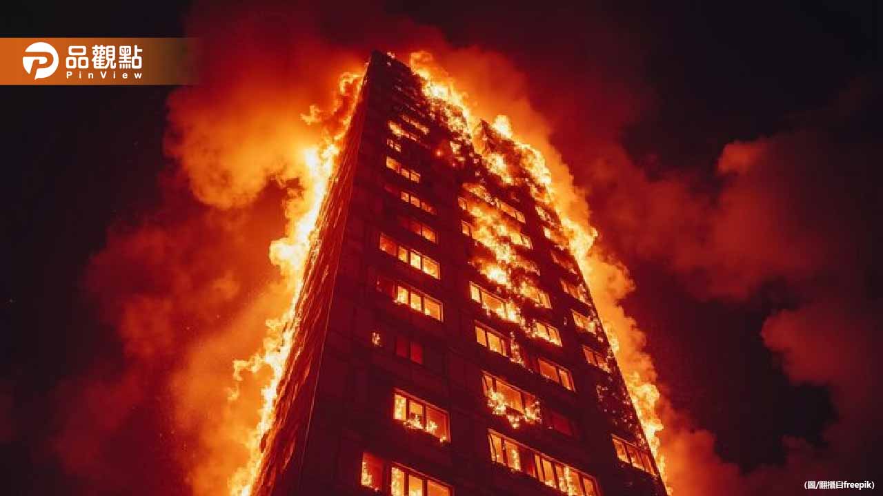 高雄大樓惡火女子死裡逃生！愛犬燒成焦屍慘死