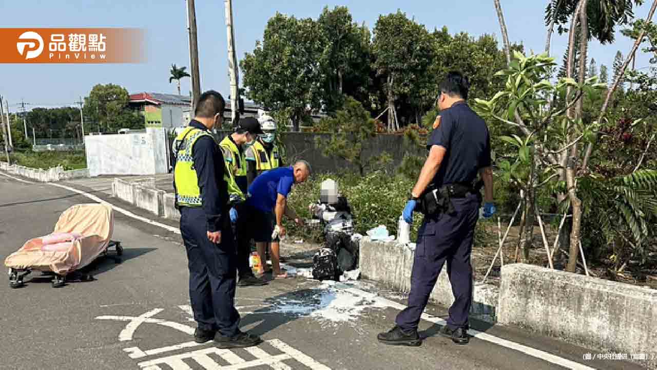 彰化女走在路上遭2男潑白漆成雪人！疑債務糾紛