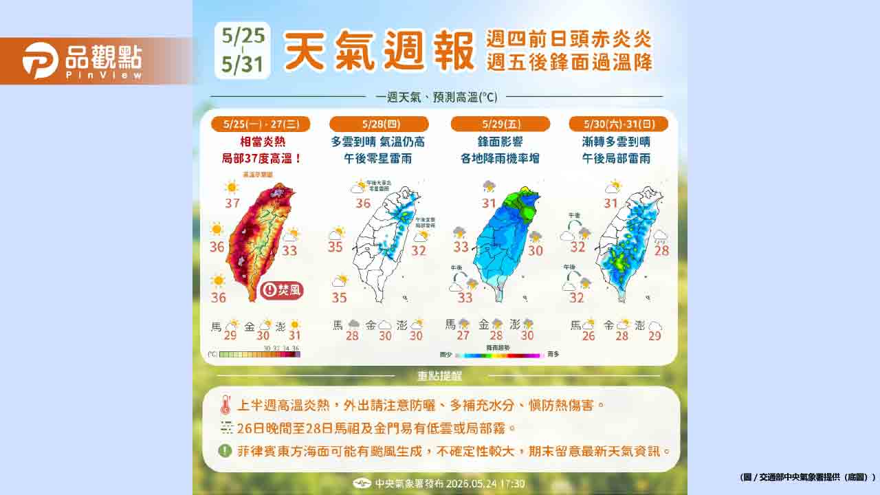 梅雨鋒面來襲！專家警告「排隊雲團」強降雨發威