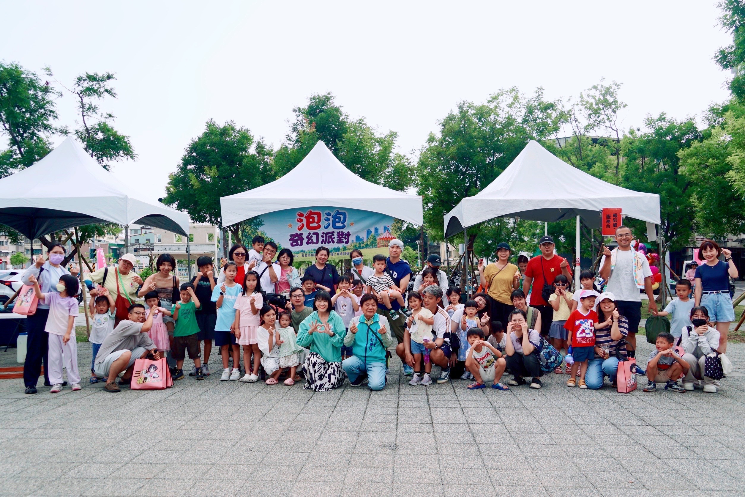 龍江公園化身泡泡樂園 鄭孟洳打造親子共遊幸福時光