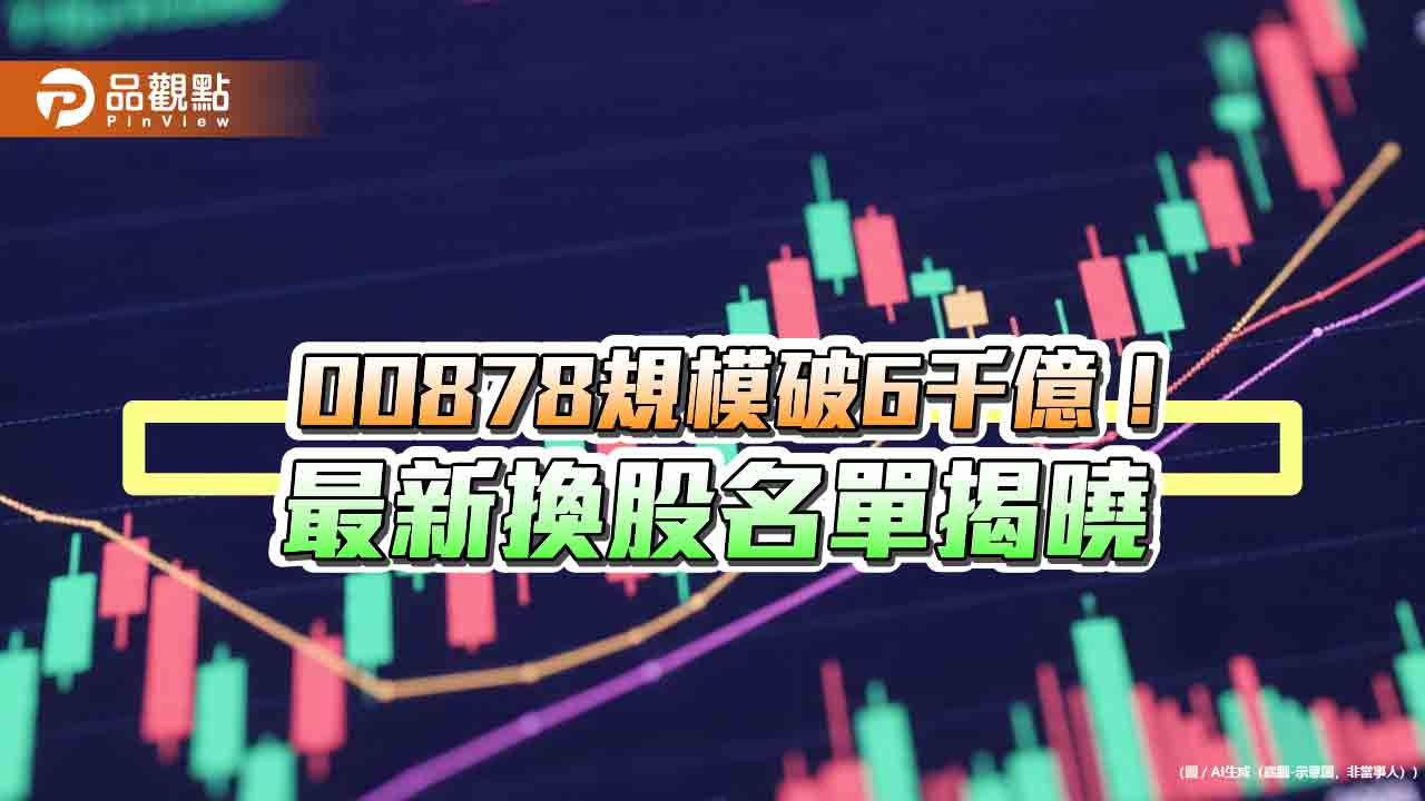00878股價創新高！規模破6千億　00878、00922換股名單揭曉