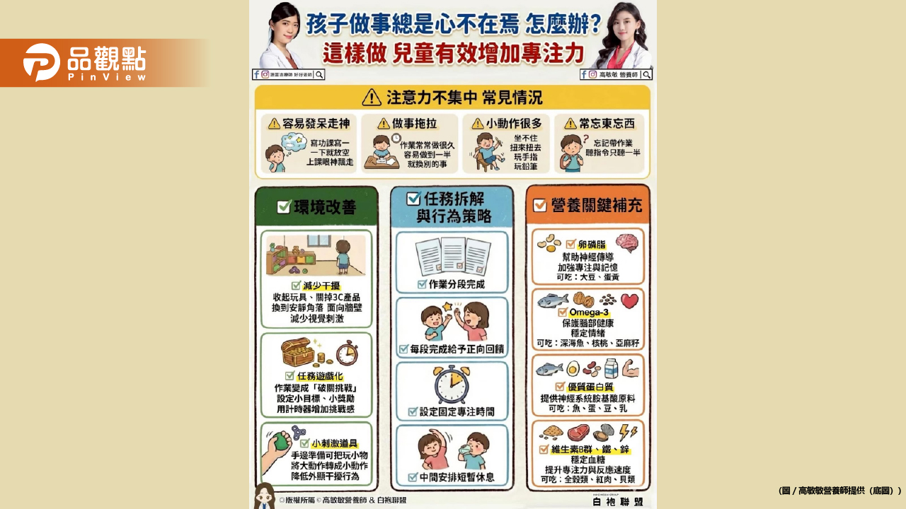孩子做事總是心不在焉怎麼辦？這樣做有效增加兒童專注力