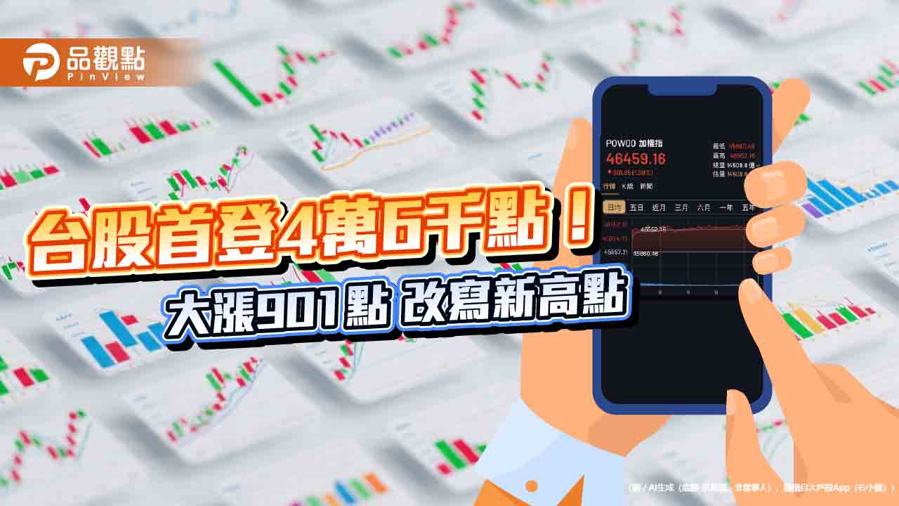 台股創新高46552點！近10年平均漲逾18%　法人高喊AI好 