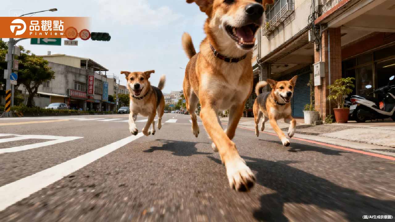 放任3犬馬路狂奔！女騎士閃避摔車昏迷10月慘死