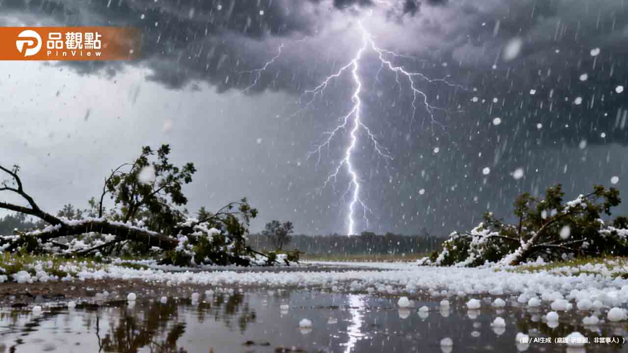 一家四口中橫出遊遇雷雨冰雹自撞受困！消防衝深山搶救