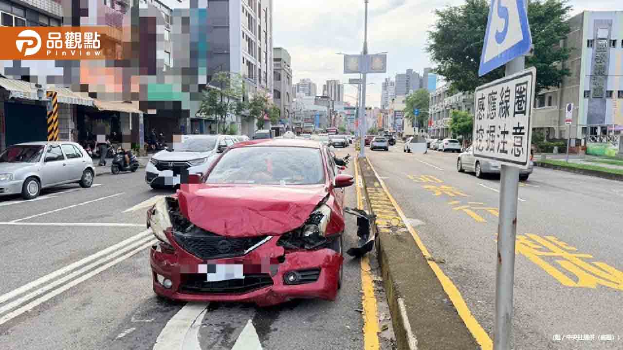 高雄毒駕男闖紅燈連撞4車！車上3歲女童頭破肋斷