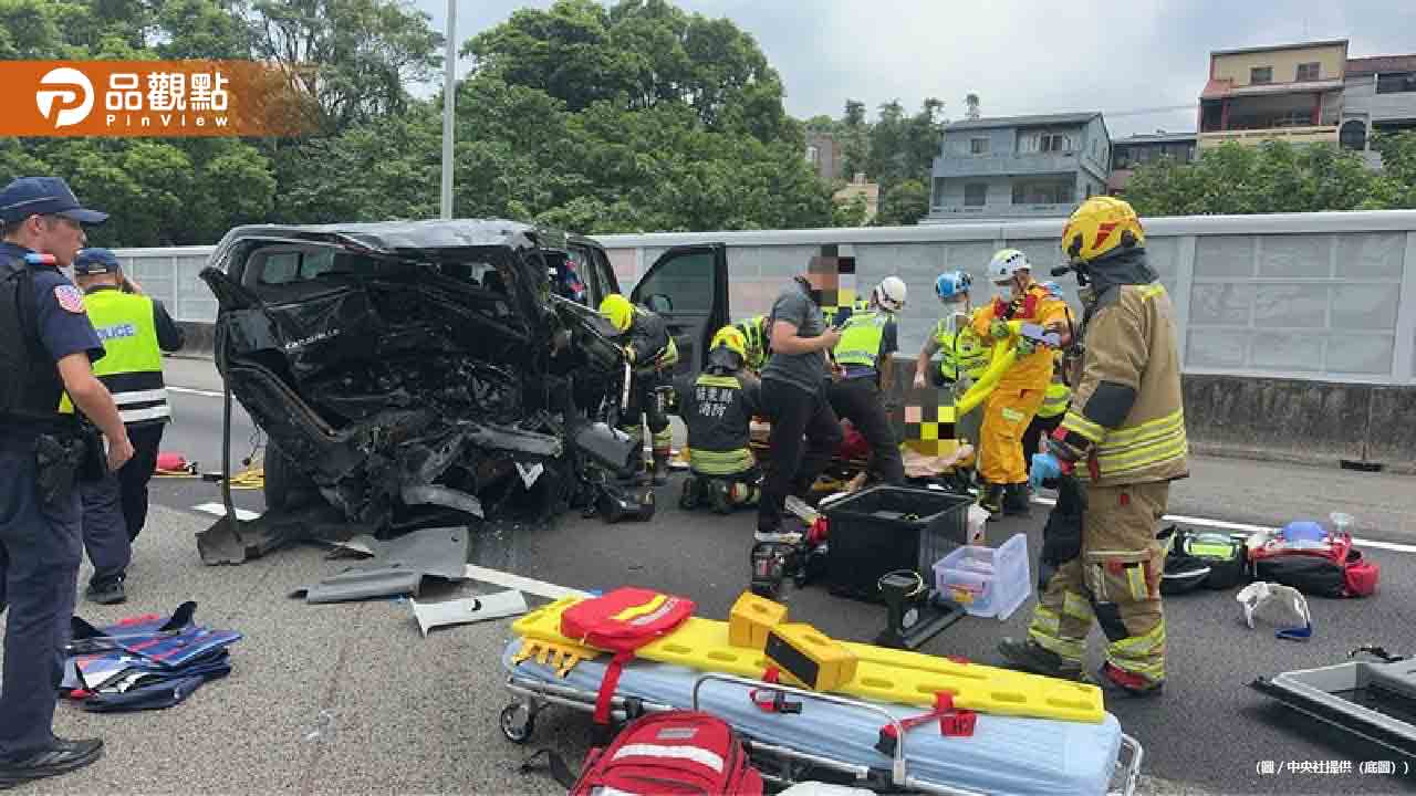 國道三義3車追撞3死慘劇！下車協商遭高速輾斃