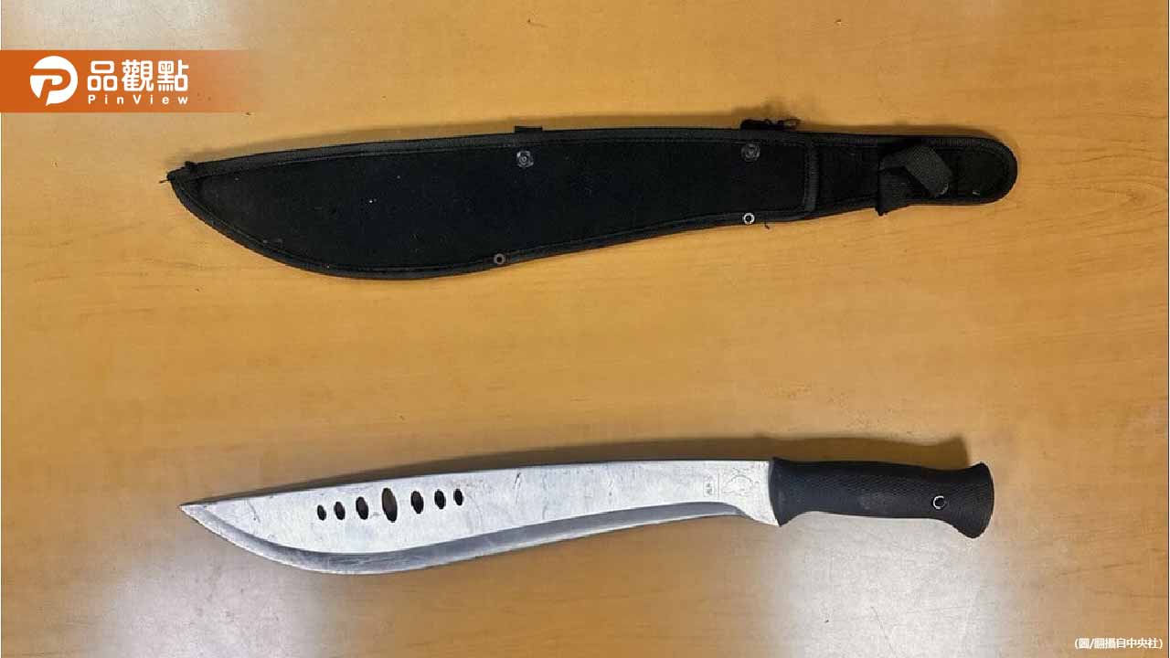 三重男當街亮開山刀尋仇找錯人！女騎士嚇壞大喊對不起