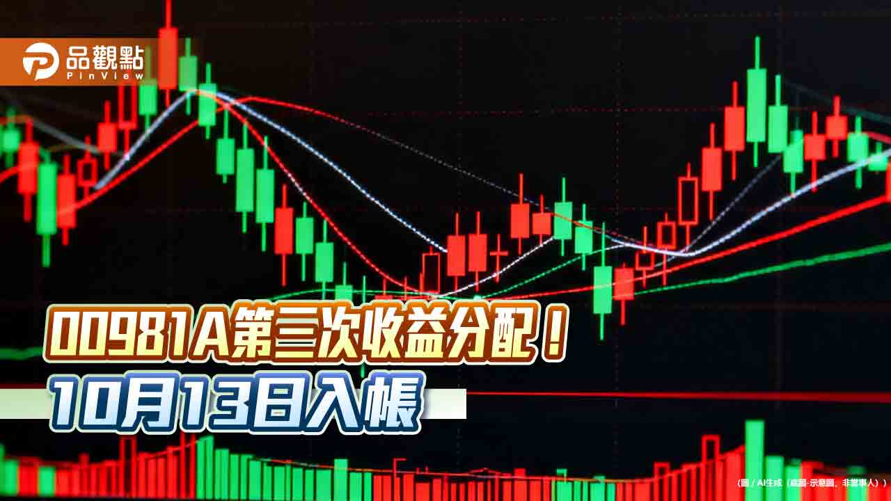 00981A配息維持0.63元！年化殖利率8.2％　想領息最晚這天買