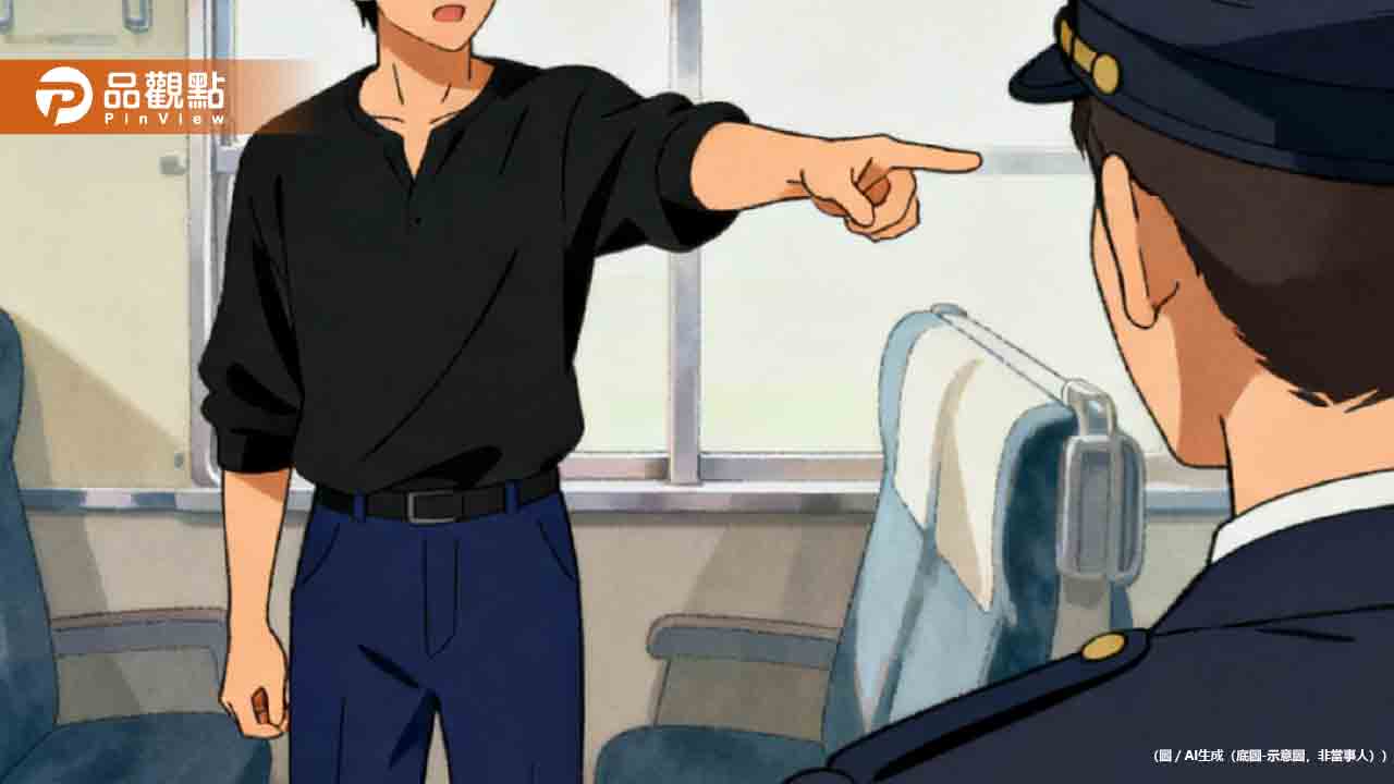 黑衣男持木棍狂砸車窗!台鐵列車遭破壞「車長閥」緊急煞停 警持棍壓制逮人