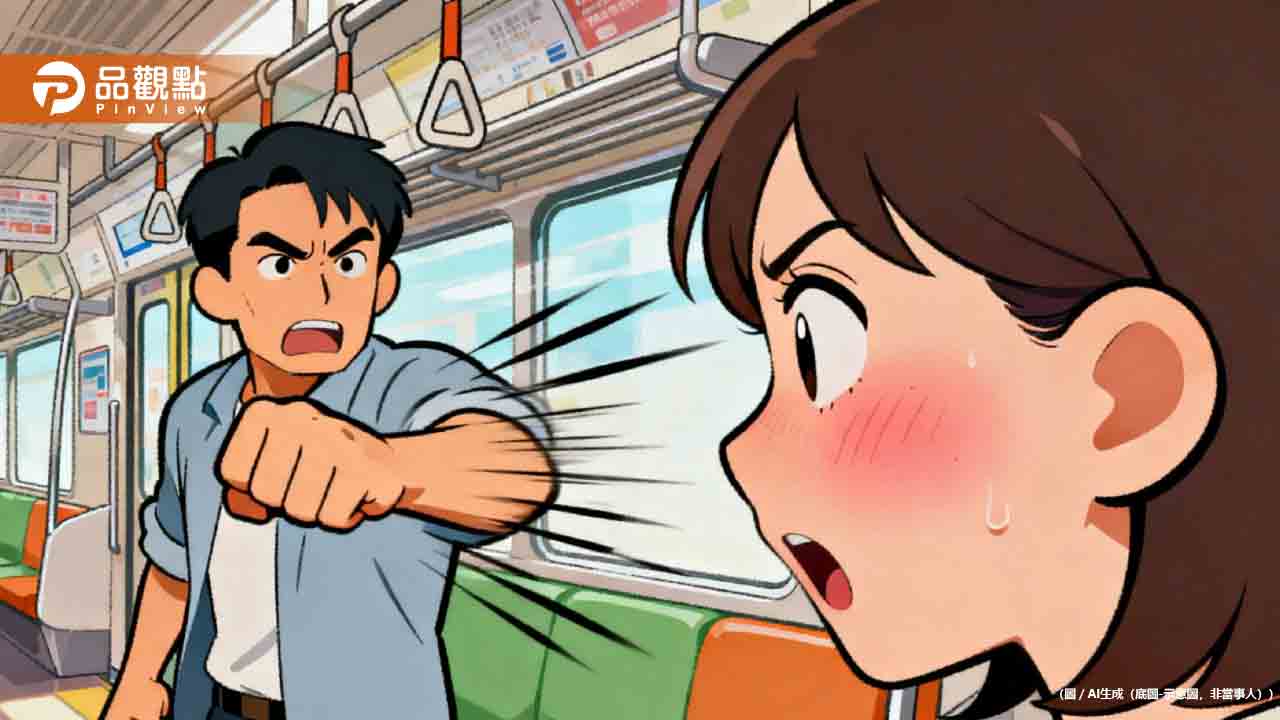 在北捷車廂內勸告男子不要講電話！下秒被揍斷牙齒