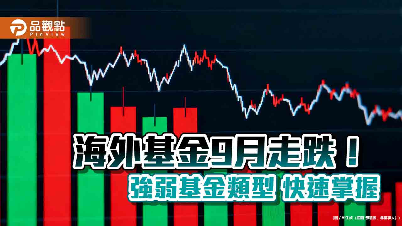 科技基金9月上漲2.5%!黃金基金跌8.6%墊底 海外基金績效表秒懂