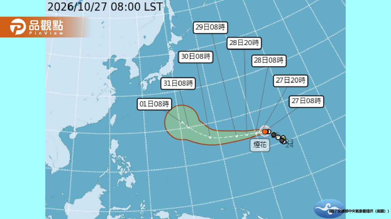 10月尾聲三波東北季風來襲！煙花颱風恐升級強颱 